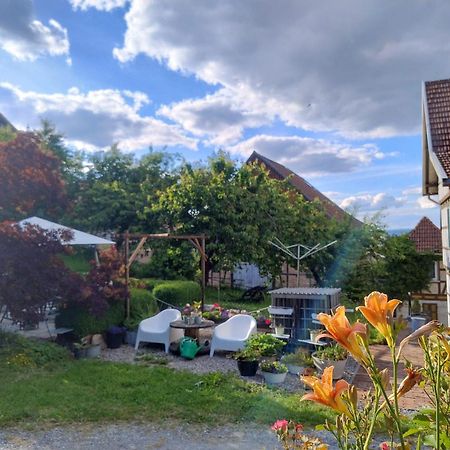 Minicamping Und B&B Apartment Hintergarten Niederorschel Exterior photo